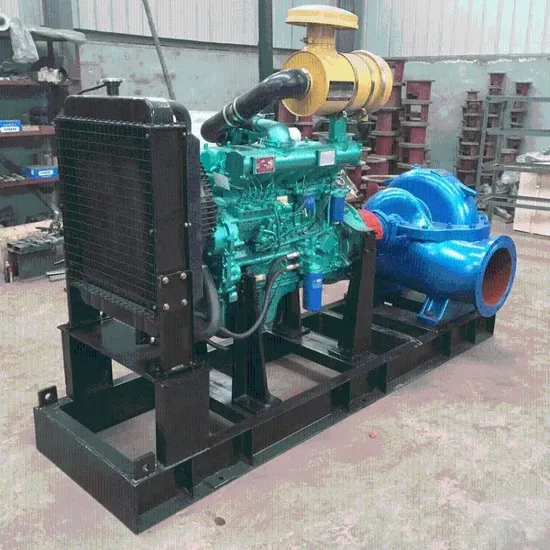 High Quality 4-Cylinder Diesel Engine Driven Drainage Pump Agricultural Machinery Price